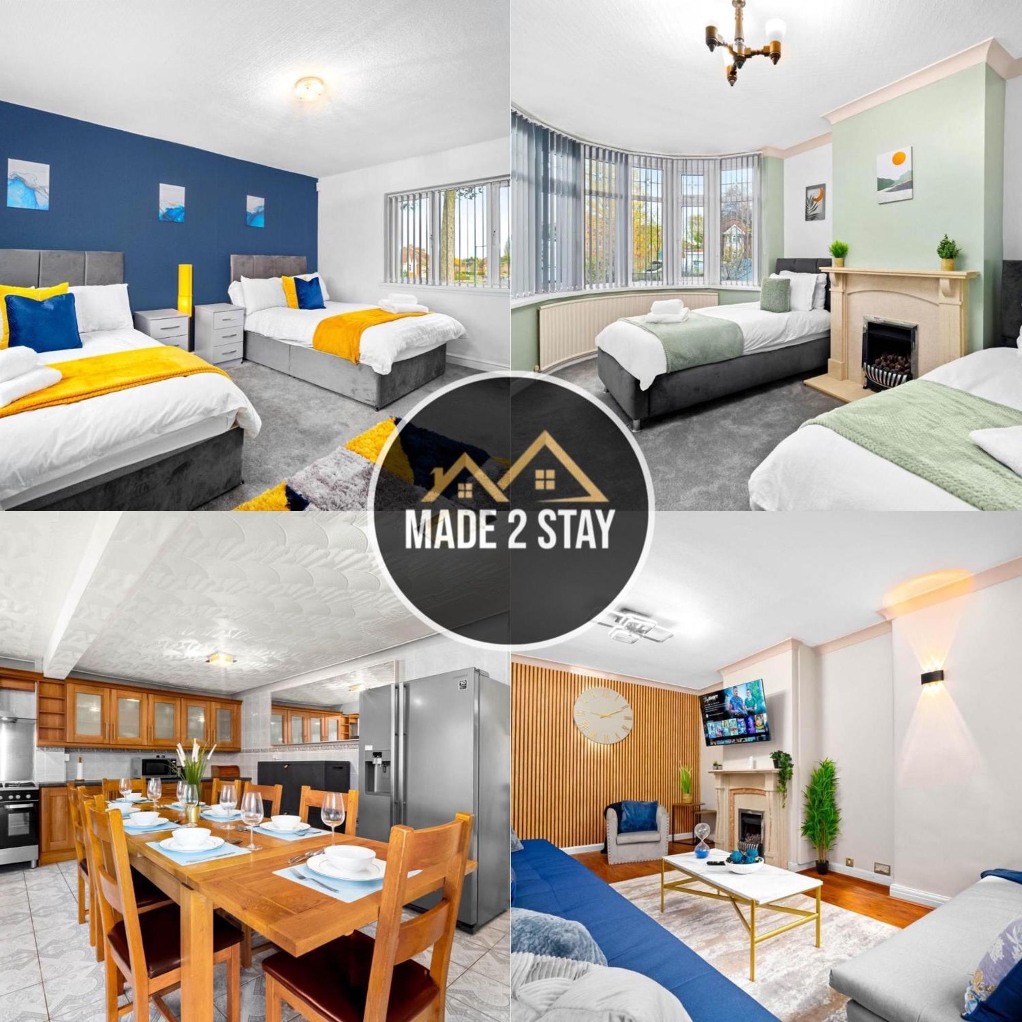 Modern 18 Guest Large Home In Solihull - Near Nec, Jlr, Hs2 And Bhx Birmingham Exteriör bild