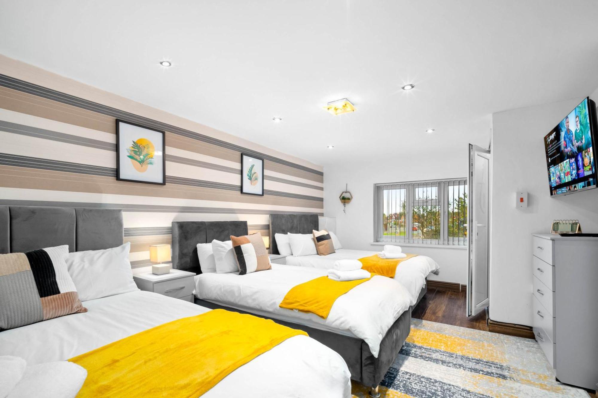 Modern 18 Guest Large Home In Solihull - Near Nec, Jlr, Hs2 And Bhx Birmingham Exteriör bild